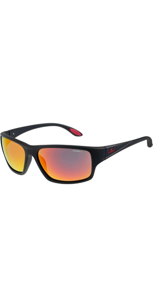 2026 O'Neill Mens Sunglasses 9023 ONS-9023-2.0-104P - Matte Black / Red